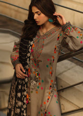 C-Prints By Charizma Printed Staple Linen 3 Piece Unstitched Suit CH25CPV2 D-CPW-13